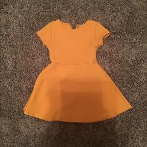 Mustard yellow dress